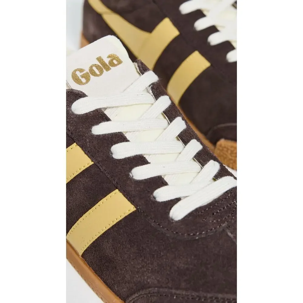 GOLA WOMEN'S ELAN SNEAKERS, MOCHA/POLLEN/OCEAN, 6.5 MEDIUM US